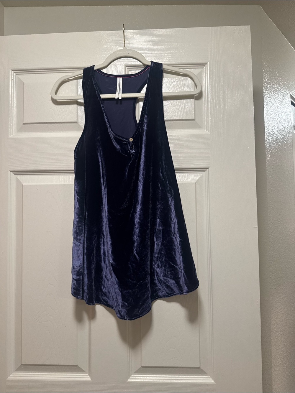 Anthropologie Suri Velvet Racer Back Tank Top - Picture 5 of 13